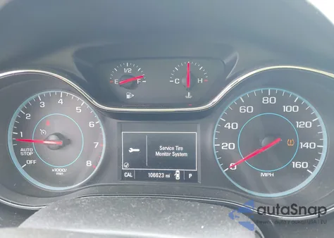 2017 Chevrolet Cruze Lt Auto из США, поврежденный, VIN 1G1BE5SM6H7242066